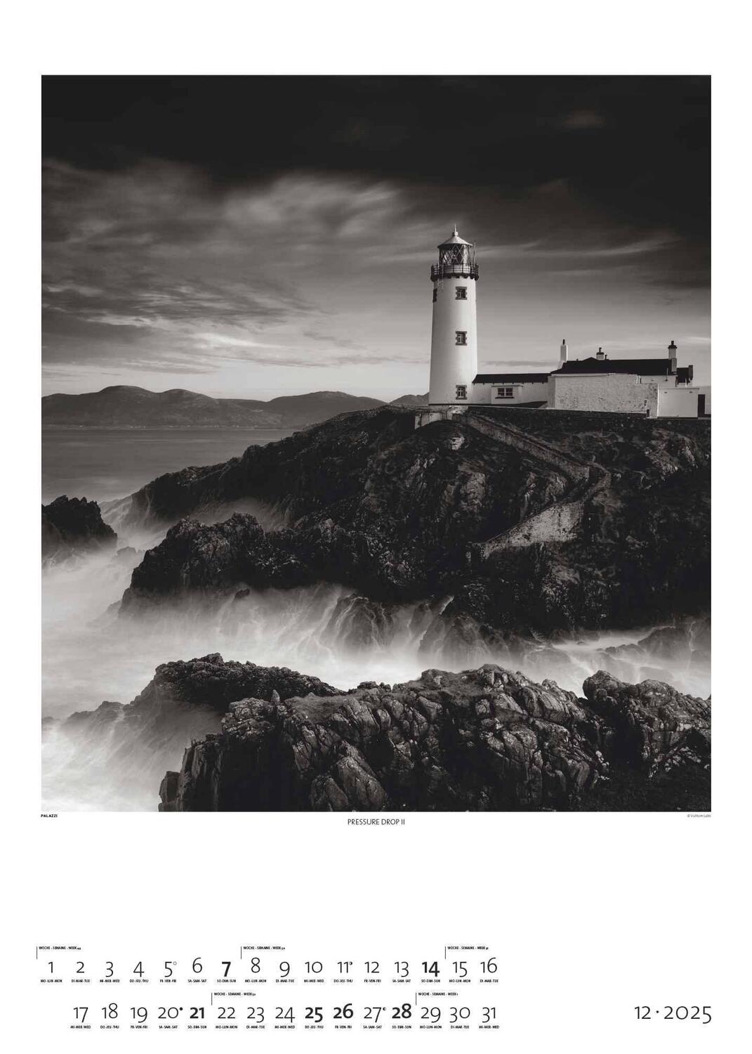 Bild: 4251734300676 | Black &amp; White 2025 - Bildkalender 50x70 cm - Wandkalender XL -...