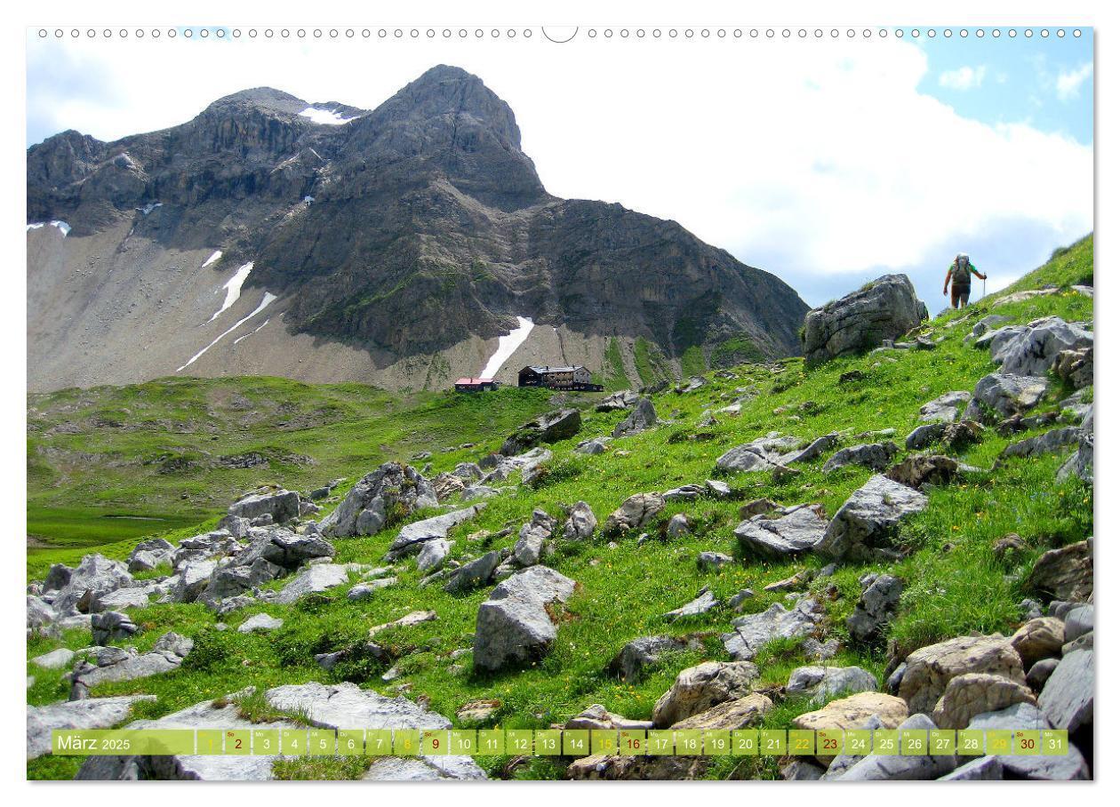 Bild: 9783435003570 | E5 - ZU FUSS ÜBER DIE ALPEN VON OBERSTDORF NACH MERAN (Wandkalender...