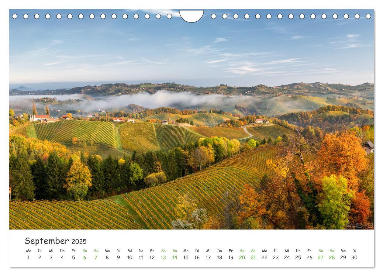 Bild: 9783435042357 | Südsteiermark365 (Wandkalender 2025 DIN A4 quer), CALVENDO...