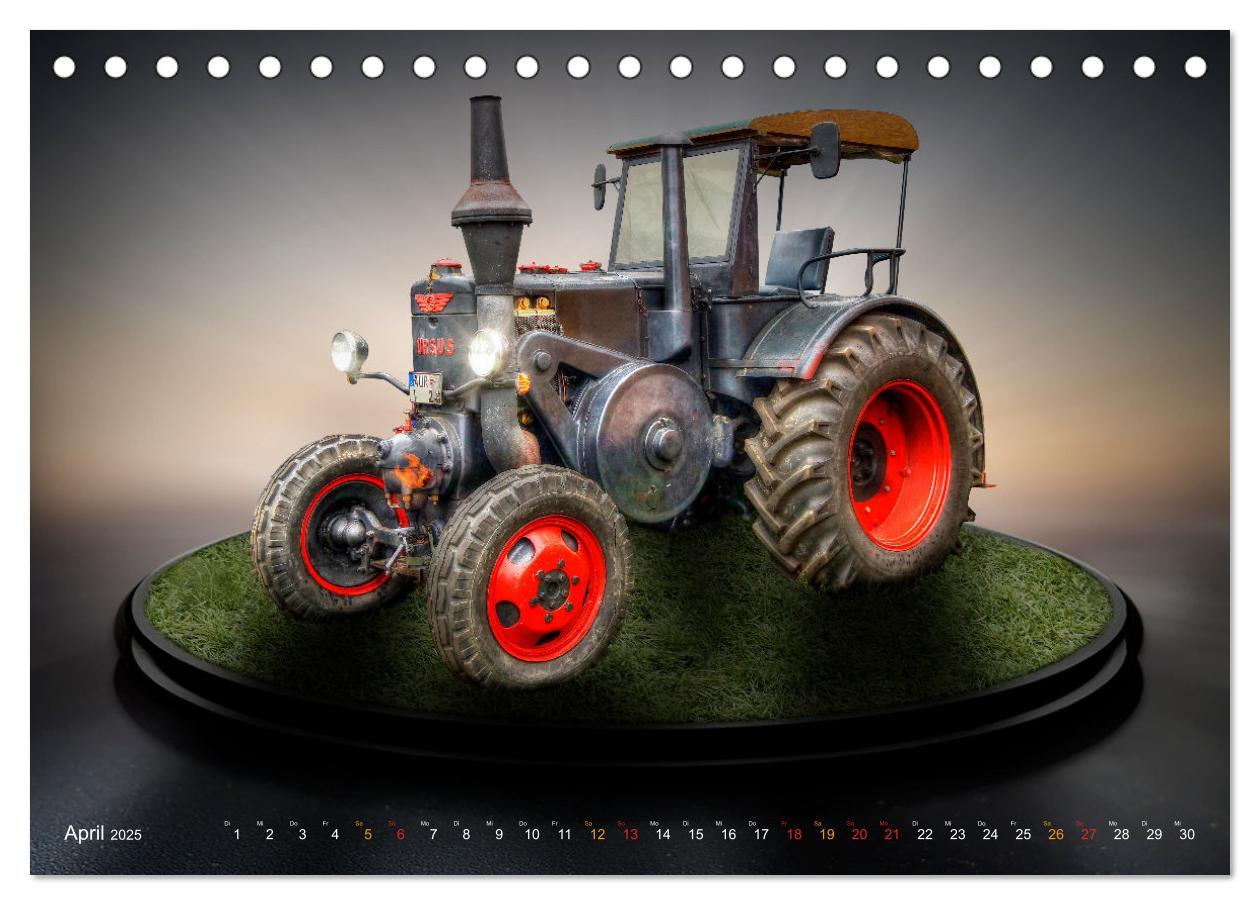 Bild: 9783435094806 | Traktor - Giganten (Tischkalender 2025 DIN A5 quer), CALVENDO...