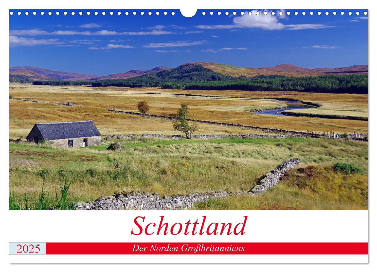 Cover: 9783435409013 | Schottland - Der Norden Großbritanniens (Wandkalender 2025 DIN A3...