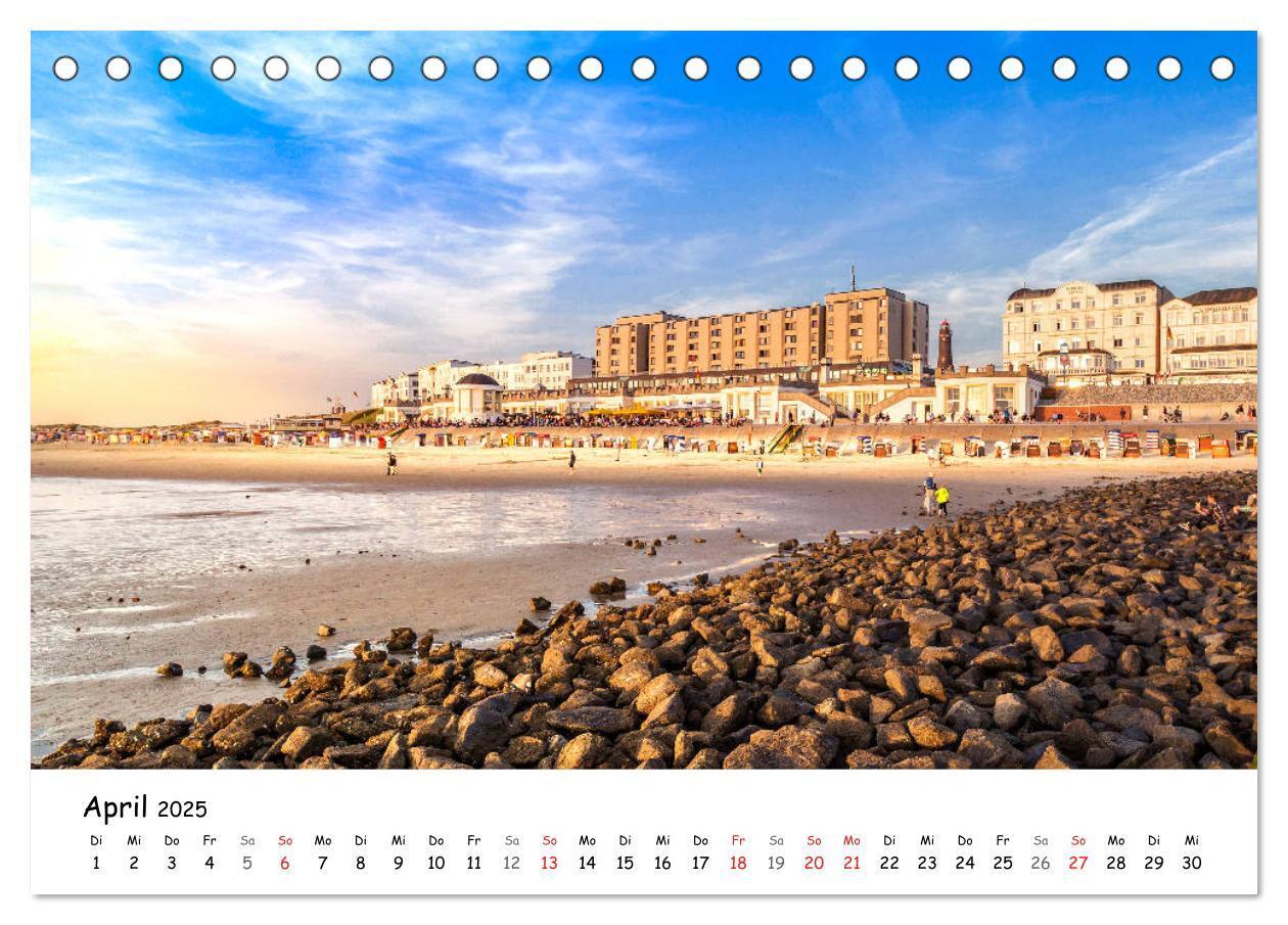 Bild: 9783435491629 | Borkum, bezaubernde Nordseeinsel (Tischkalender 2025 DIN A5 quer),...