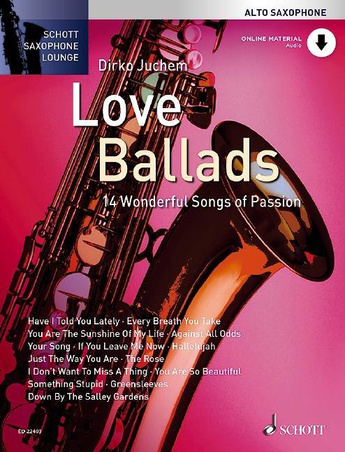 Cover: 9783795709990 | Love Ballads. Alt-Saxophon. Ausgabe Noten mit Online-Material mit...