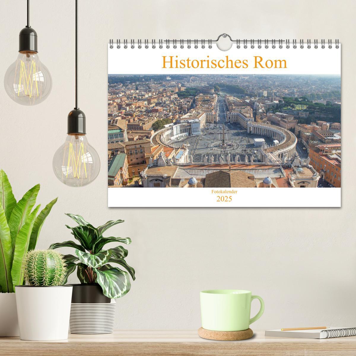 Bild: 9783435134397 | Historisches Rom (Wandkalender 2025 DIN A4 quer), CALVENDO...