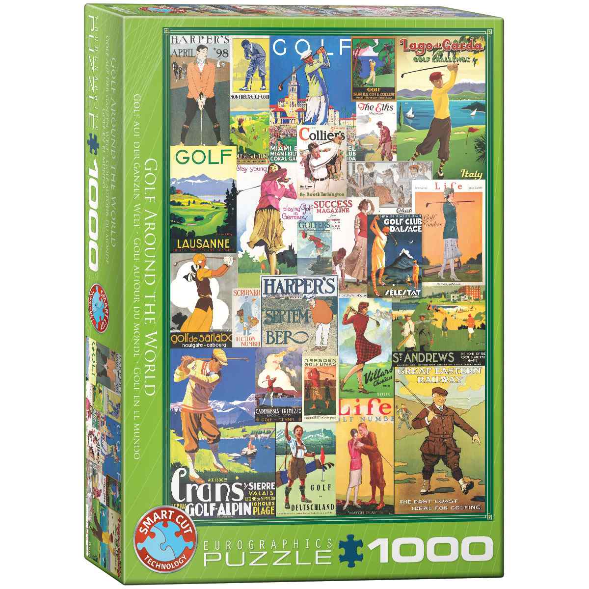 Cover: 628136609333 | Golf Around the World | Puzzle | Deutsch | 2018 | Eurographics s.r.o