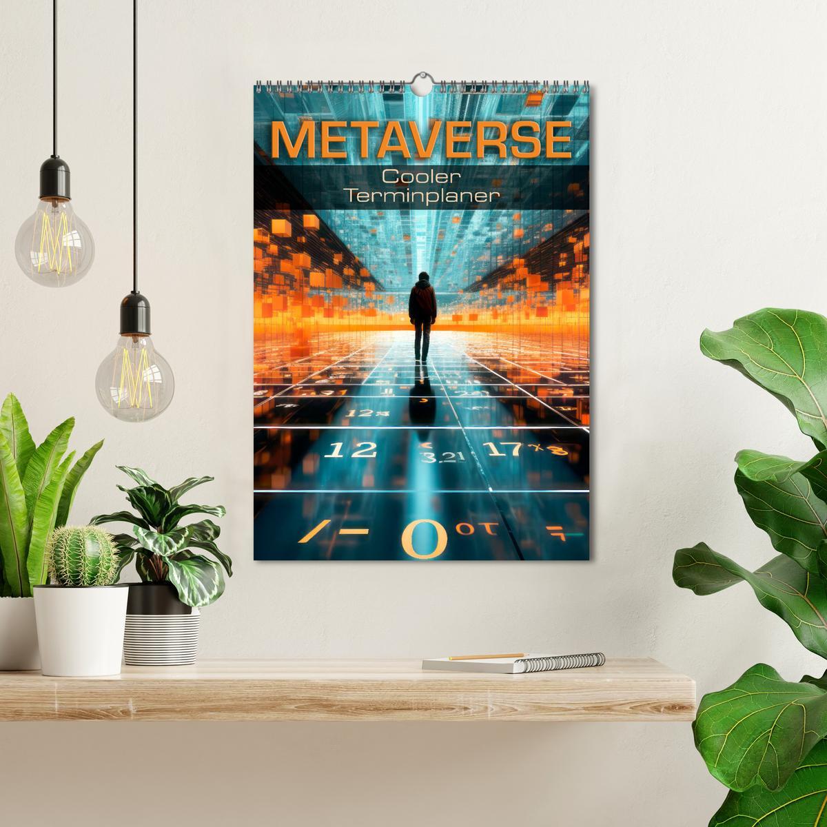 Bild: 9783435850020 | METAVERSE Cooler Terminplaner (Wandkalender 2025 DIN A3 hoch),...