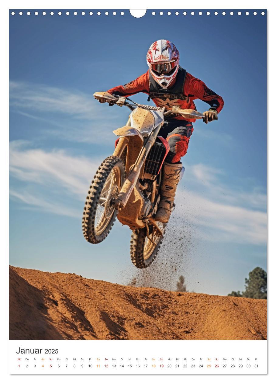 Bild: 9783435856305 | Motocross - Mit Leib und Seele dabei (Wandkalender 2025 DIN A3...