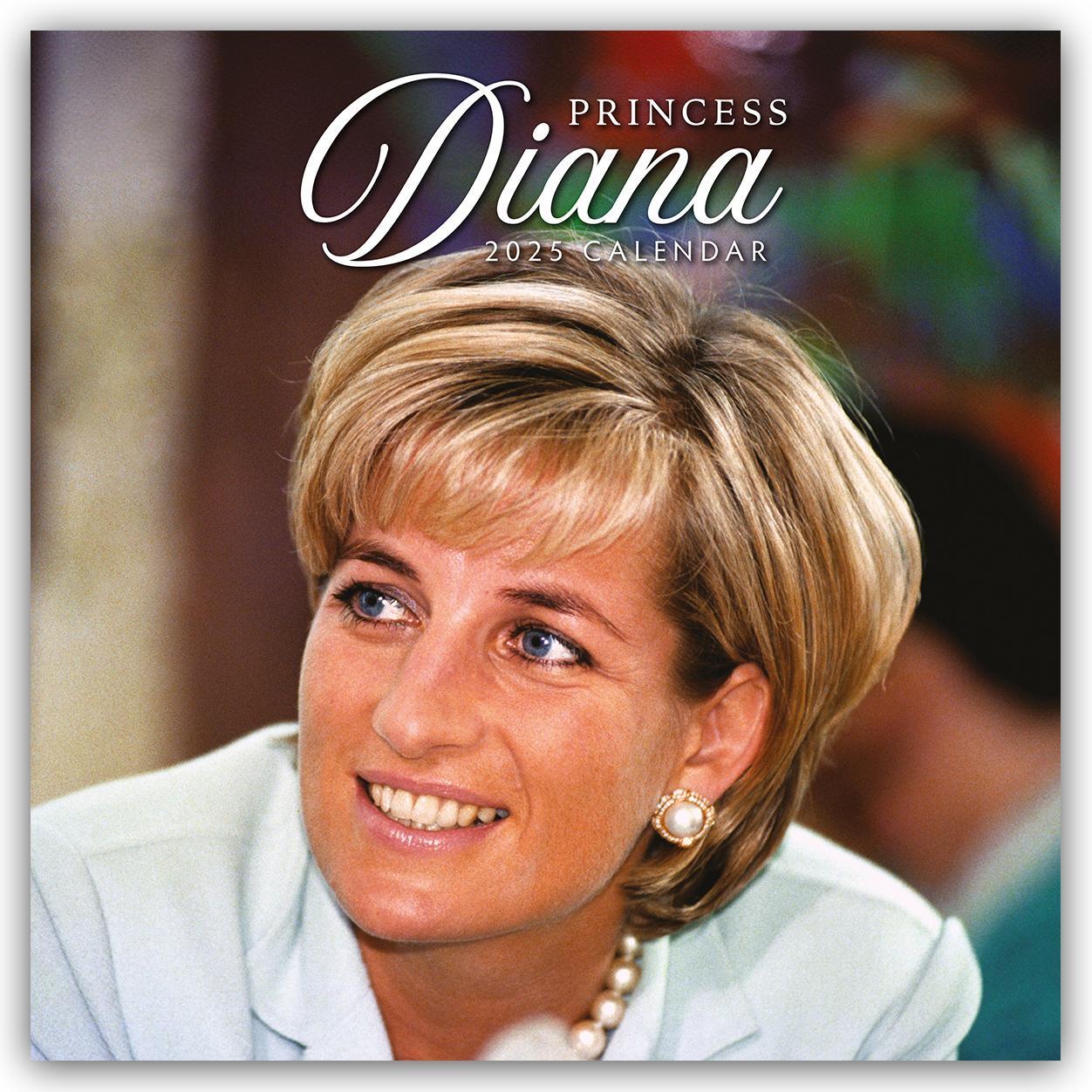 Cover: 9781804425923 | Prinzessin Diana - Diana 2025 - 16-Monatskalender | Robin Red | 14 S.