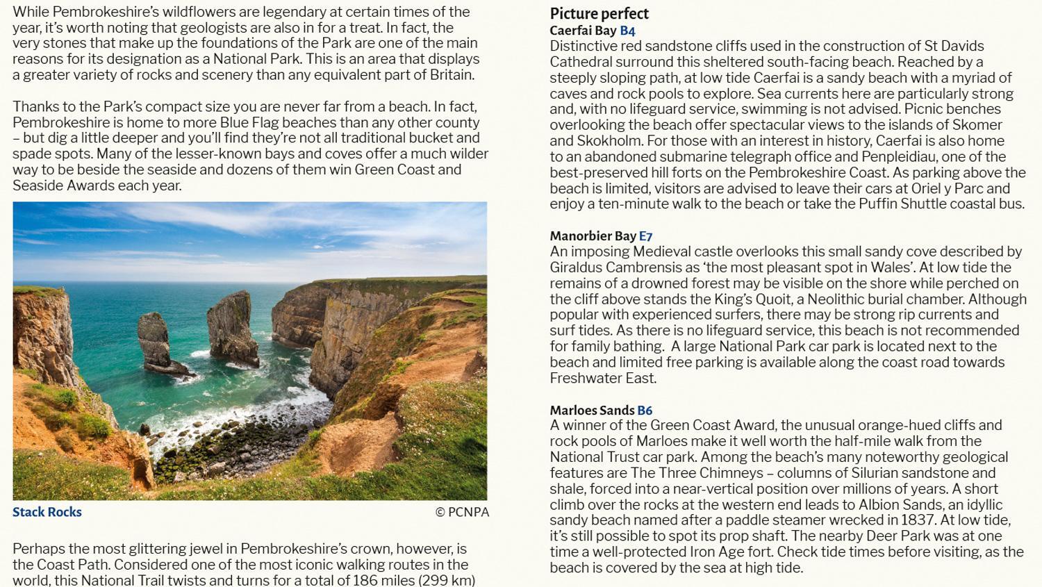 Bild: 9780008439163 | Pembrokeshire Coast National Park Pocket Map | Collins Maps (u. a.)