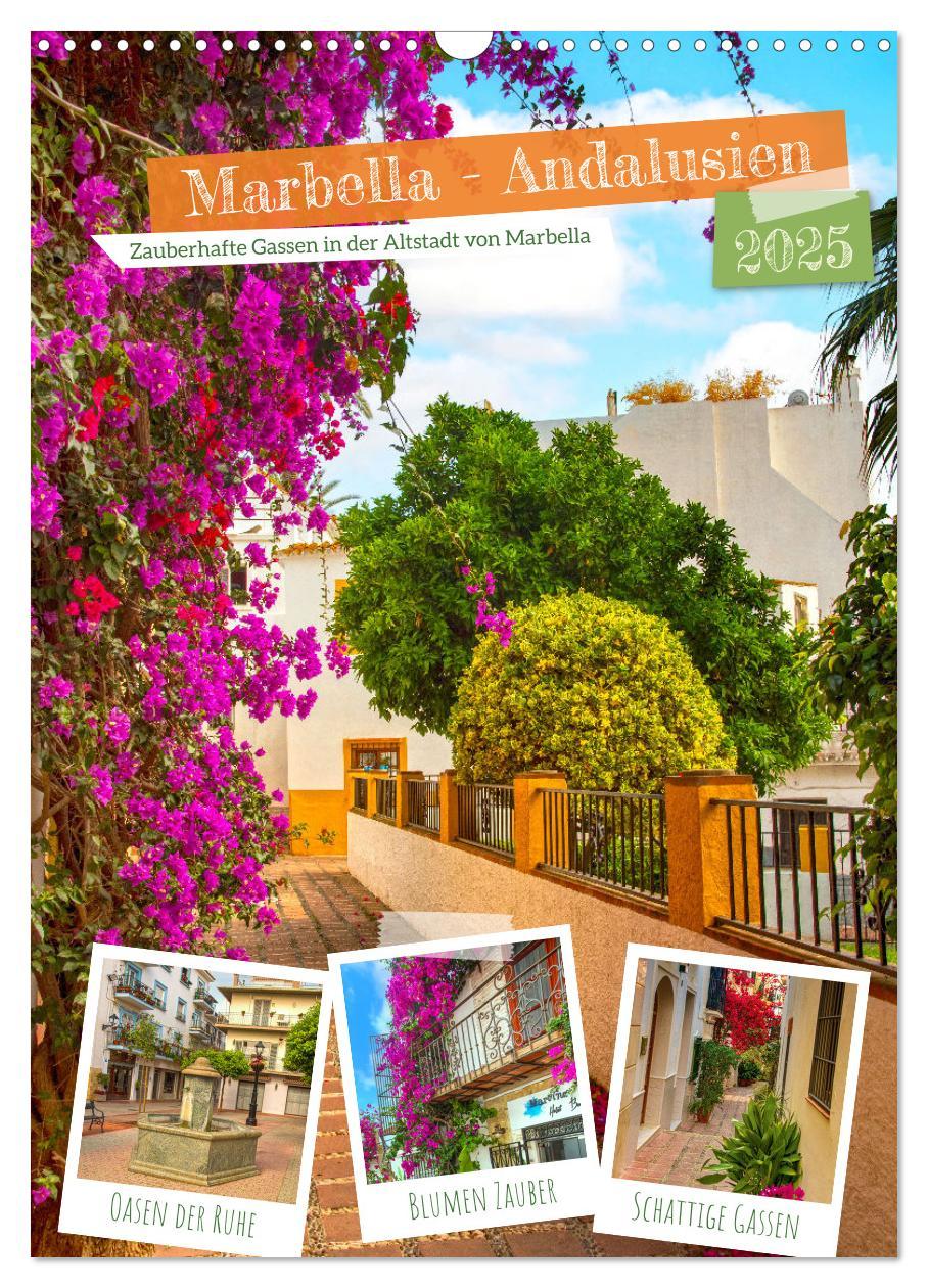 Cover: 9783457223895 | Marbella - Andalusien (Wandkalender 2025 DIN A3 hoch), CALVENDO...