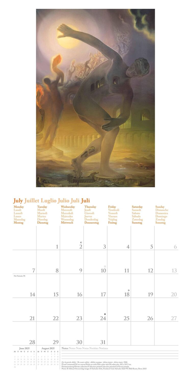 Bild: 4002725987969 | Dali 2025 - Wand-Kalender - Broschüren-Kalender - 30x30 - 30x60...