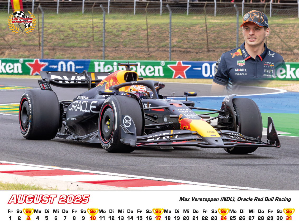 Bild: 9783948794675 | Formel 1 Kalender 2025 | Frank Pommer | Kalender | Deutsch | 2025