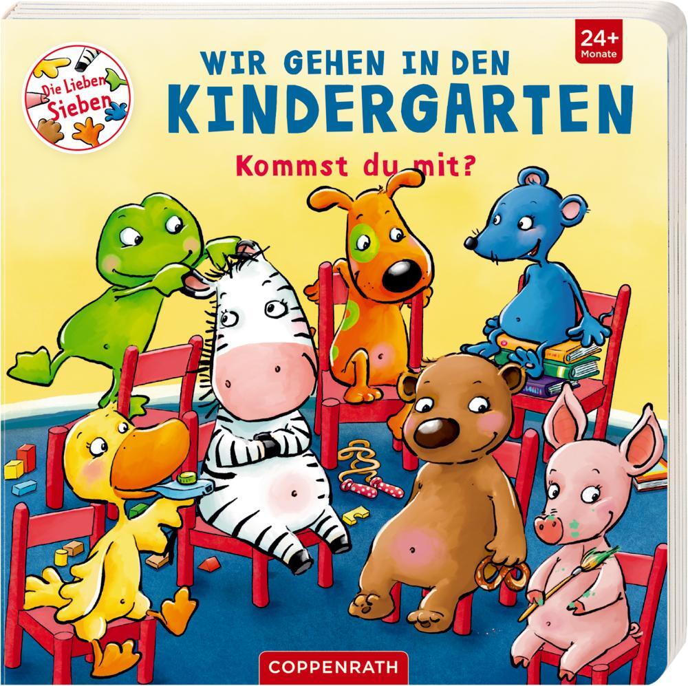 Cover: 9783649638032 | Wir gehen in den Kindergarten | Kommst du mit? (Die Lieben Sieben)