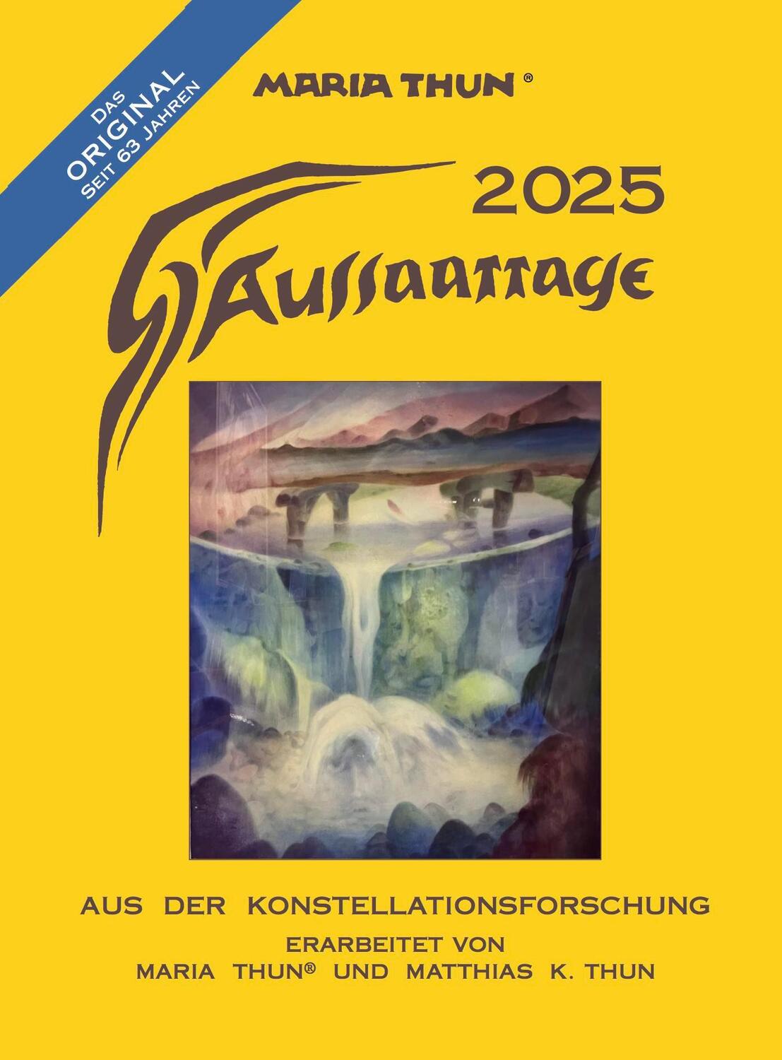 Cover: 9783928636803 | Aussaattage 2025 Maria Thun Wandkalender | Matthias K. Thun | Kalender