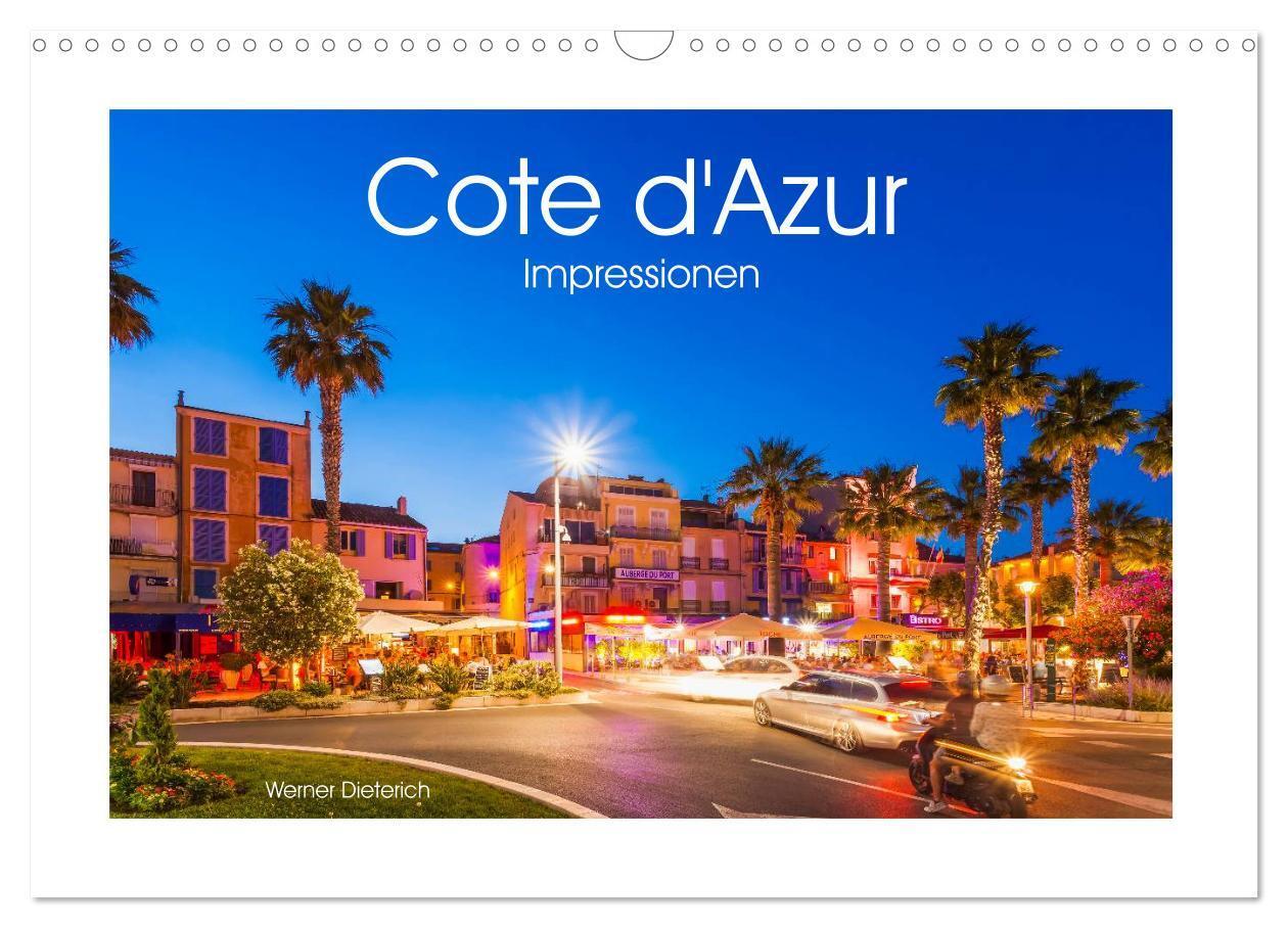 Cover: 9783435593200 | COTE D'AZUR Impressionen (Wandkalender 2025 DIN A3 quer), CALVENDO...