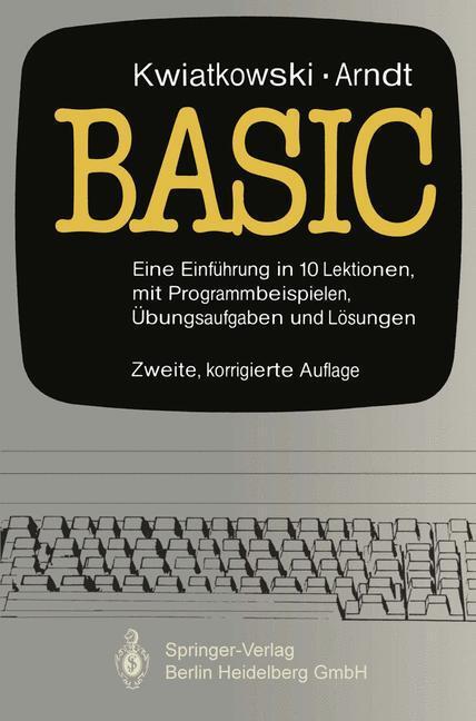 Cover: 9783540134282 | Basic | B. Arndt (u. a.) | Taschenbuch | Paperback | xi | Deutsch