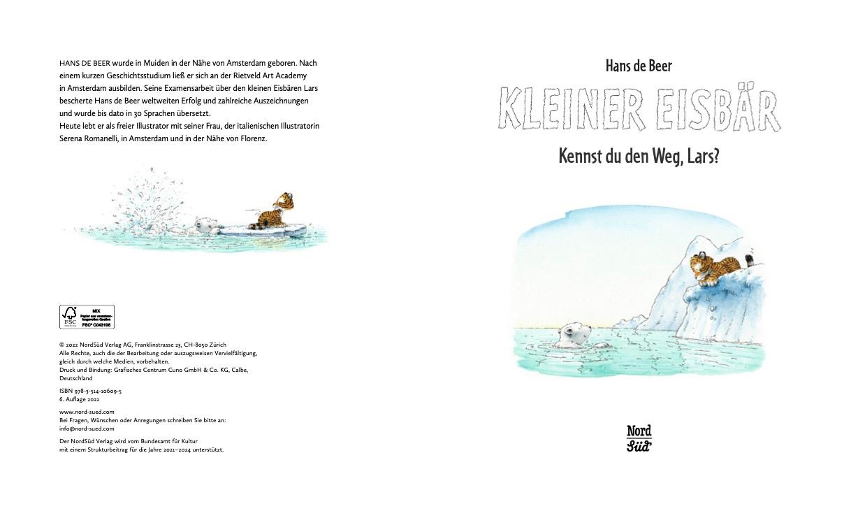 Bild: 9783314106095 | Kleiner Eisbär - Kennst du den Weg, Lars? | Hans De Beer | Buch | 2022