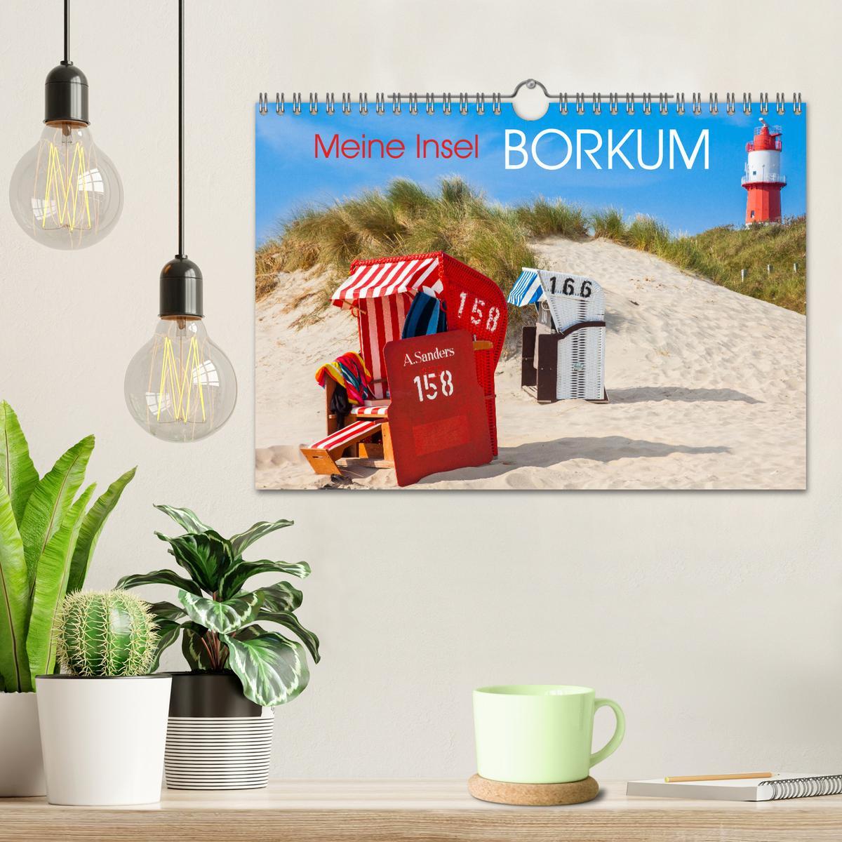 Bild: 9783383955709 | Meine Insel Borkum (Wandkalender 2025 DIN A4 quer), CALVENDO...