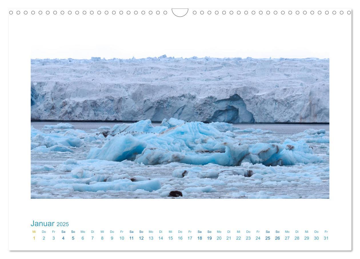 Bild: 9783435340590 | Spitzbergen - Landschaft - Eis - Tierwelt (Wandkalender 2025 DIN A3...