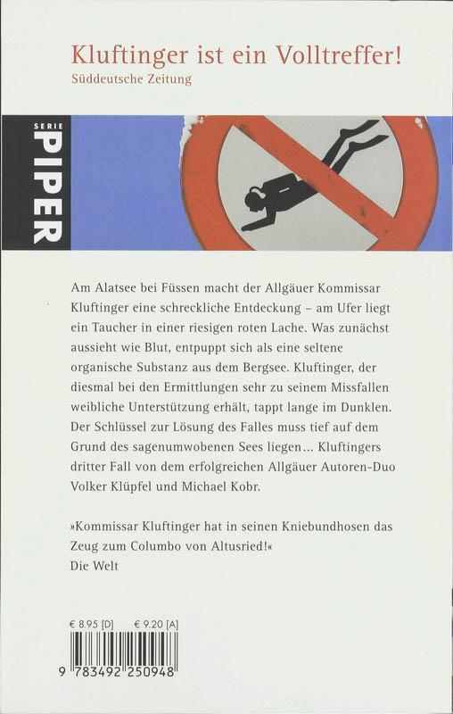 Rückseite: 9783492250948 | Seegrund | Kluftingers dritter Fall | Volker Klüpfel (u. a.) | Buch