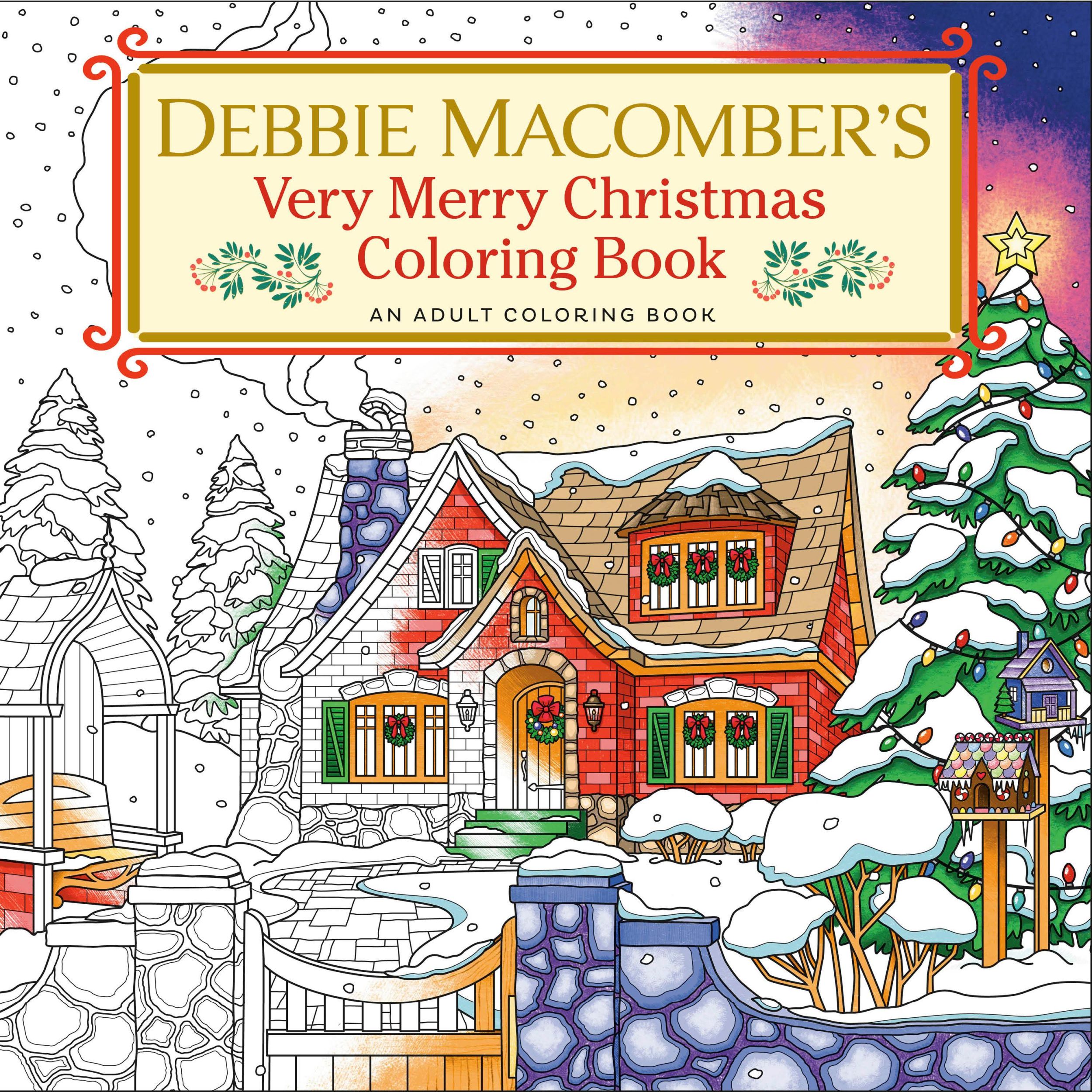 Cover: 9780593496466 | Debbie Macomber's Very Merry Christmas Coloring Book | Debbie Macomber