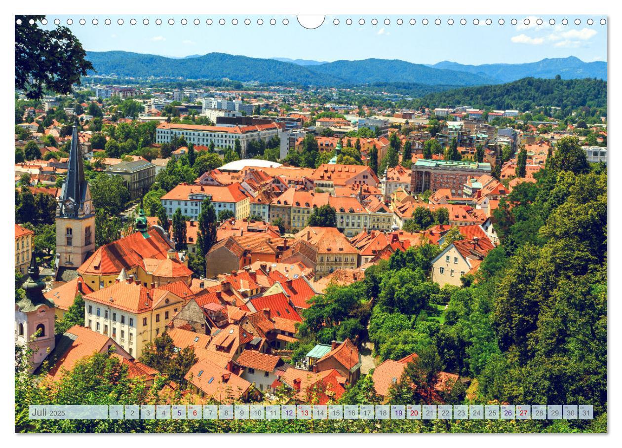 Bild: 9783383850363 | Ljubljana - Sloweniens wunderschöne Hauptstadt (Wandkalender 2025...