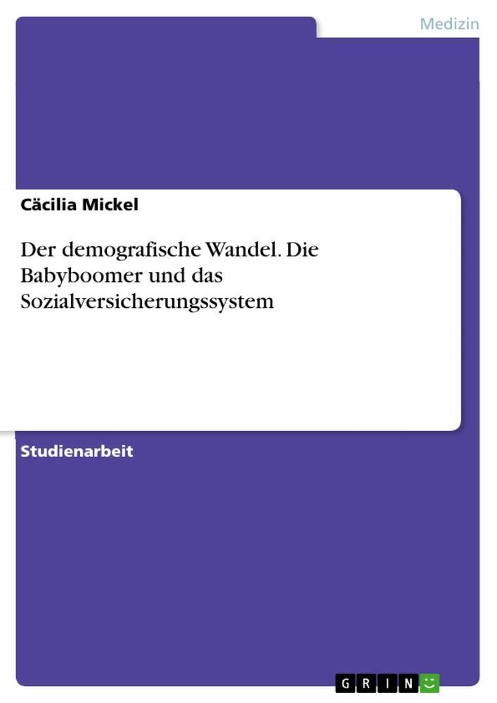 Cover: 9783346633477 | Der demografische Wandel. Die Babyboomer und das...