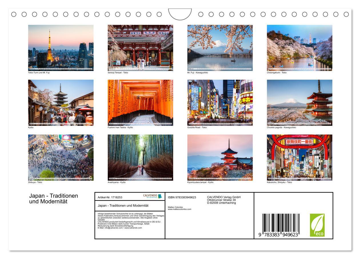 Bild: 9783383949623 | Japan - Traditionen und Modernität (Wandkalender 2025 DIN A4 quer),...