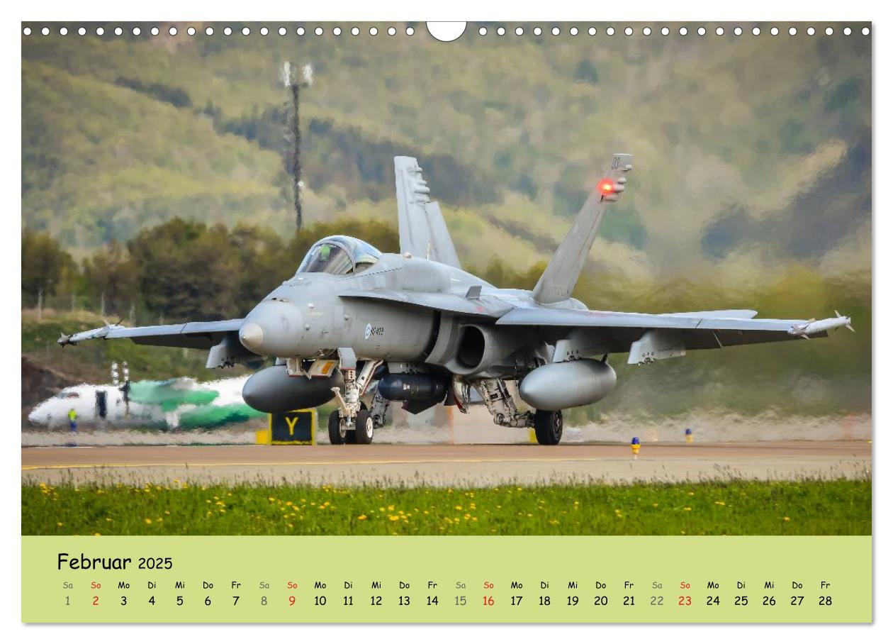 Bild: 9783435576524 | Luftüberlegenheit - Kampfjets in Aktion (Wandkalender 2025 DIN A3...