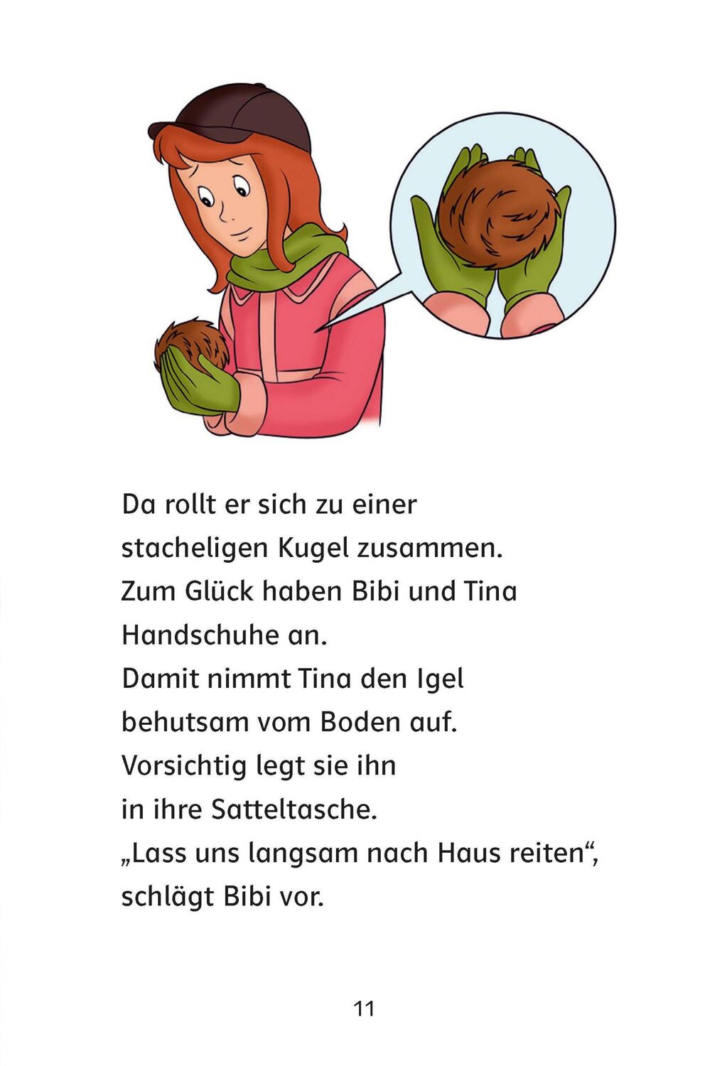 Bild: 9783129497623 | Bibi &amp; Tina: Rettet den Igel | Erstlesen 2. Klasse, ab 7 Jahren | Buch