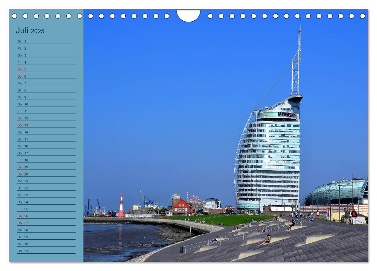 Bild: 9783435378395 | BREMERHAVEN - 2025 (Wandkalender 2025 DIN A4 quer), CALVENDO...