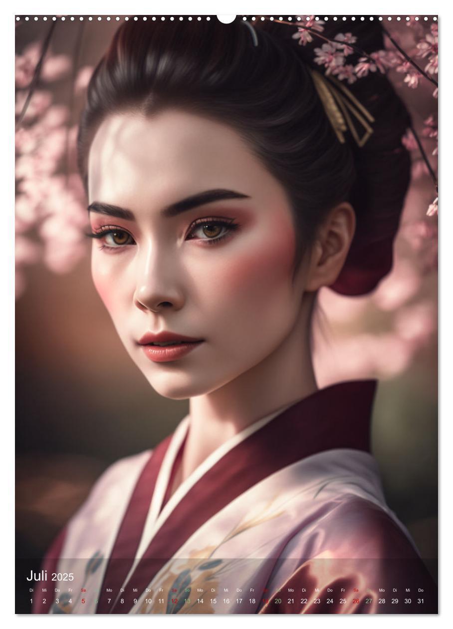 Bild: 9783435880362 | Wunderschöne Portraits Japanischer Geishas (Wandkalender 2025 DIN...