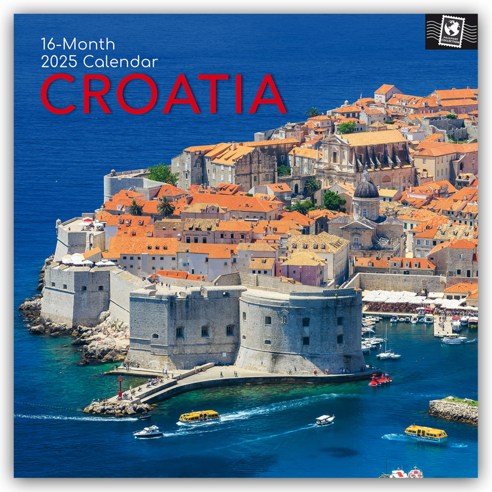 Cover: 9781835360057 | Croatia - Kroatien 2025 - 16-Monatskalender | The Gifted | Kalender