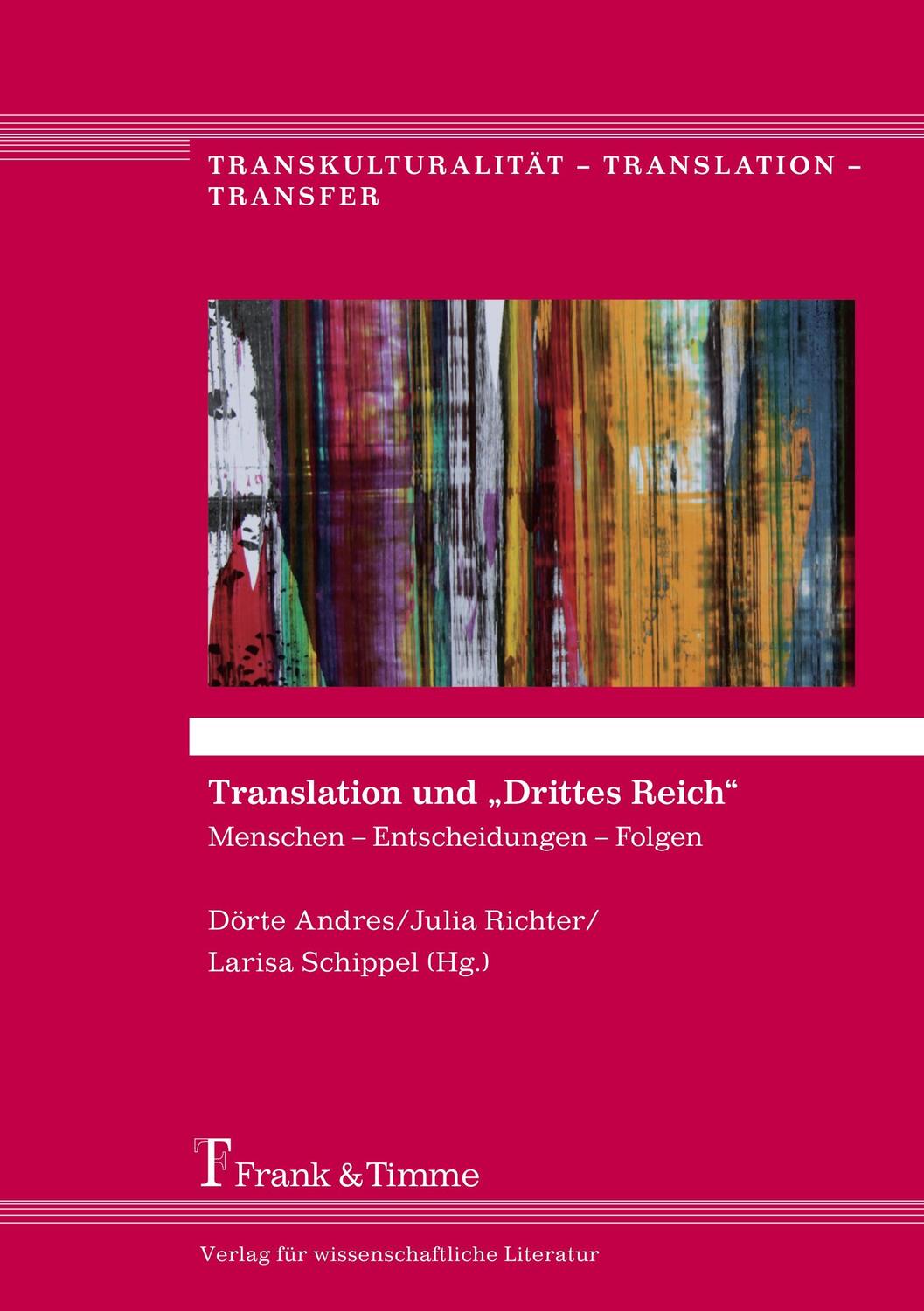 Cover: 9783732903023 | Translation und ¿Drittes Reich¿ | Menschen ¿ Entscheidungen ¿ Folgen