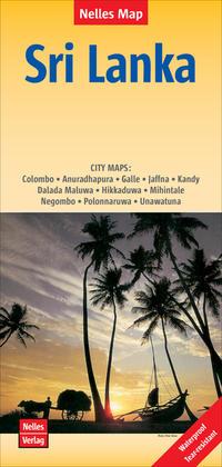 Cover: 9783865745118 | Nelles Map Sri Lanka Polyart-Ausgabe 1:500.000 | (Land-)Karte | 2016