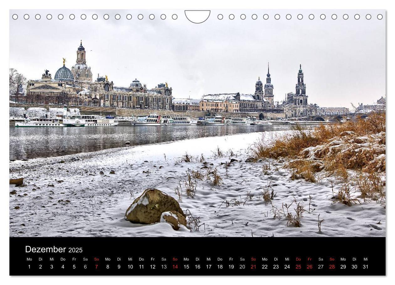 Bild: 9783435280827 | Dresden 2025 (Wandkalender 2025 DIN A4 quer), CALVENDO Monatskalender