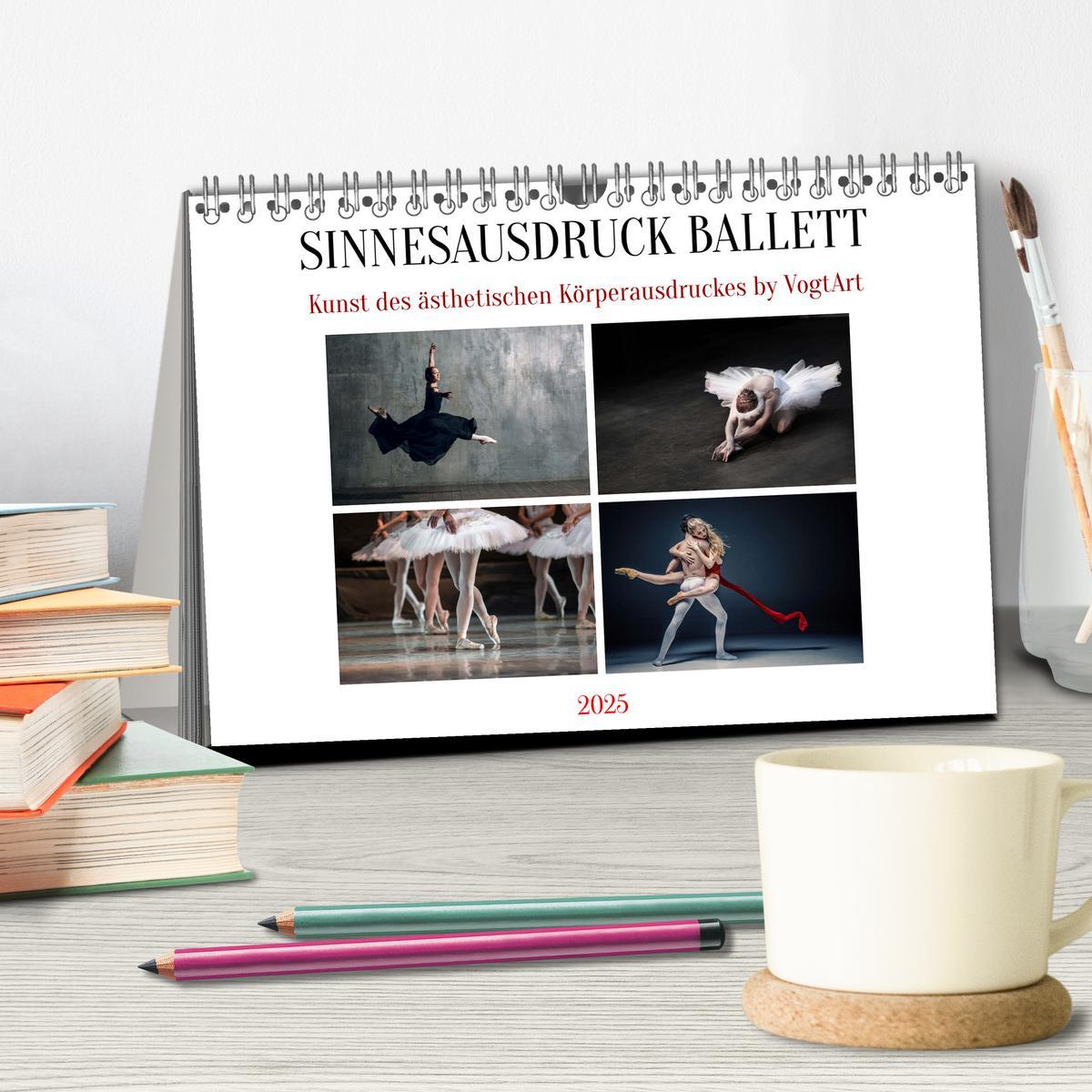 Bild: 9783383938092 | Sinneseindrücke Ballett (Tischkalender 2025 DIN A5 quer), CALVENDO...