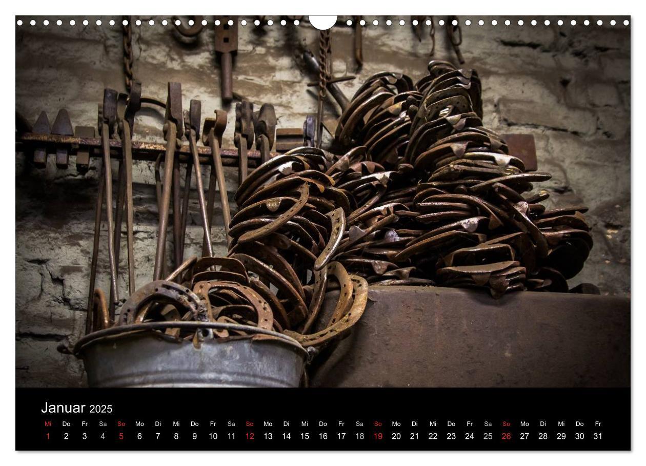 Bild: 9783435599837 | Hufschmiede - Impressionen eines alten Handwerks (Wandkalender 2025...