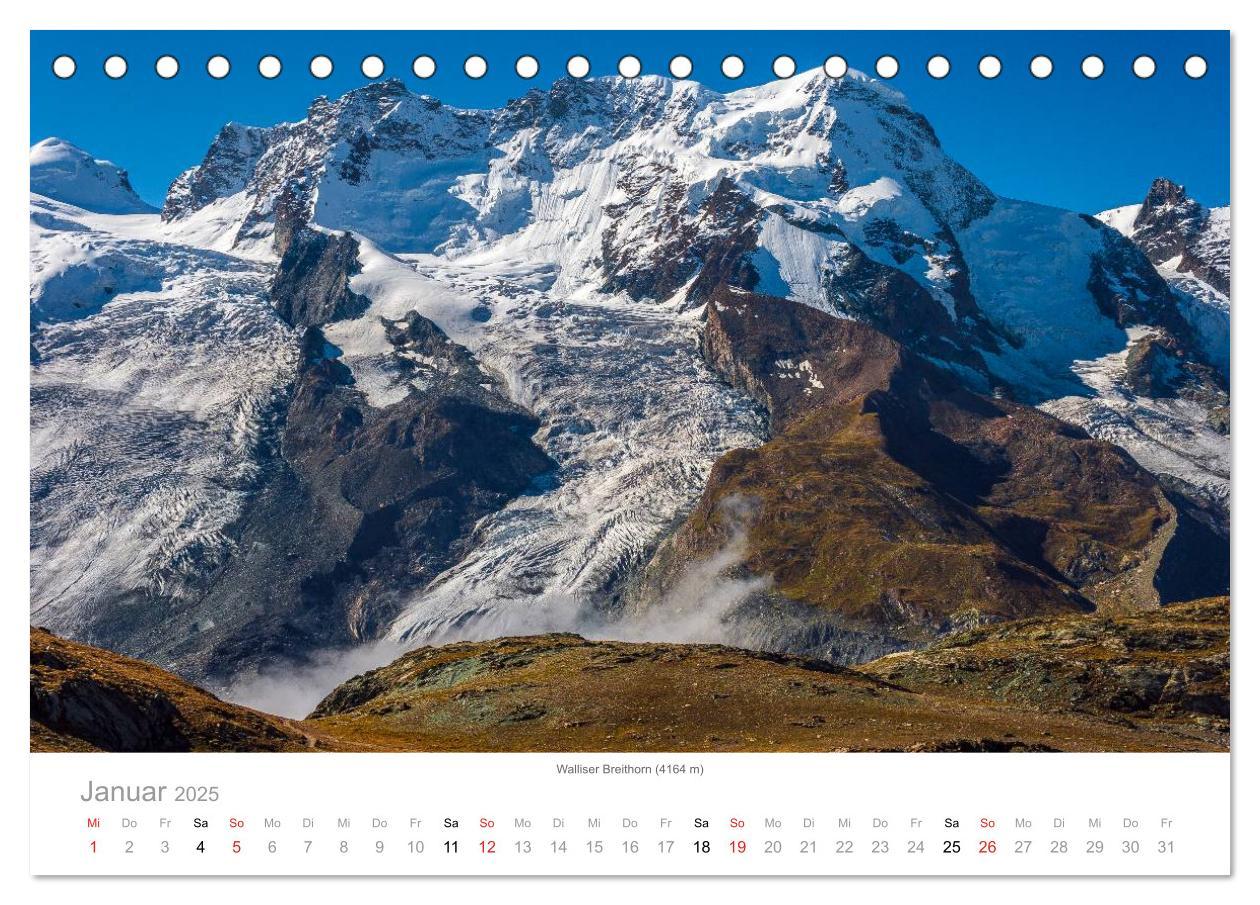 Bild: 9783435497348 | Walliser Alpen - Europas 'kleiner' Himalaya (Tischkalender 2025 DIN...