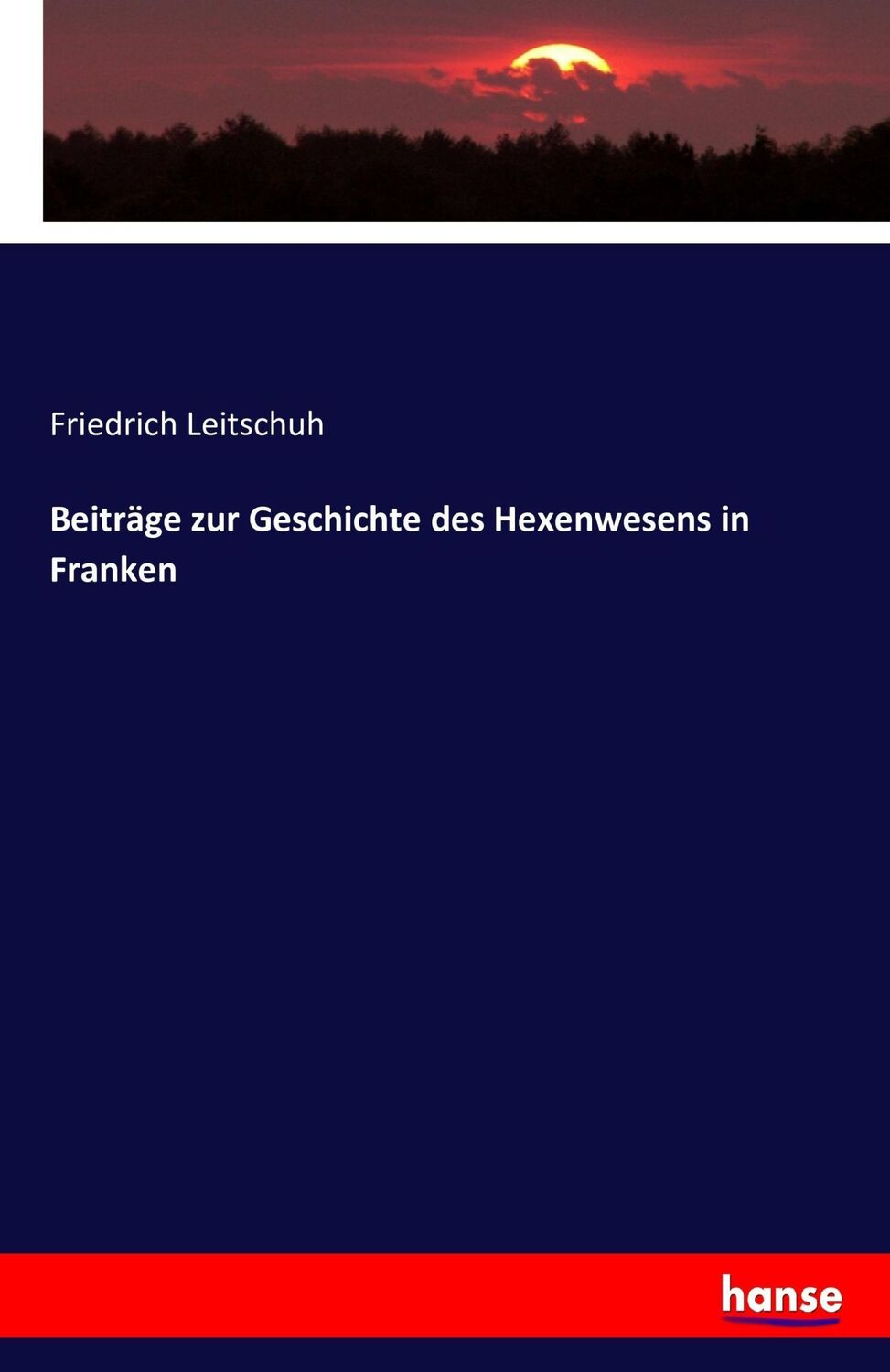 Cover: 9783742854155 | Beiträge zur Geschichte des Hexenwesens in Franken | Leitschuh | Buch