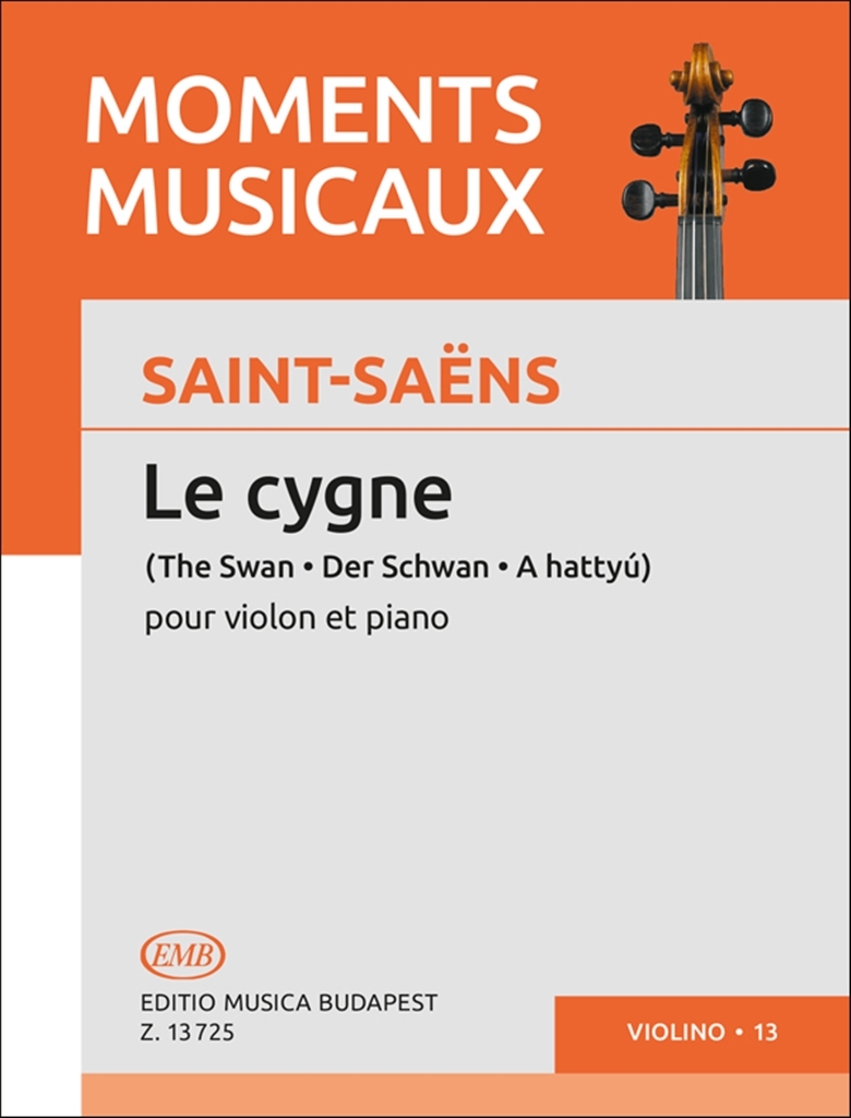 Cover: 9790080137253 | LE CYGNE POUR VIOLON ET PIANO PALLAGI, JANOS, ED. V E R G R I F F E...