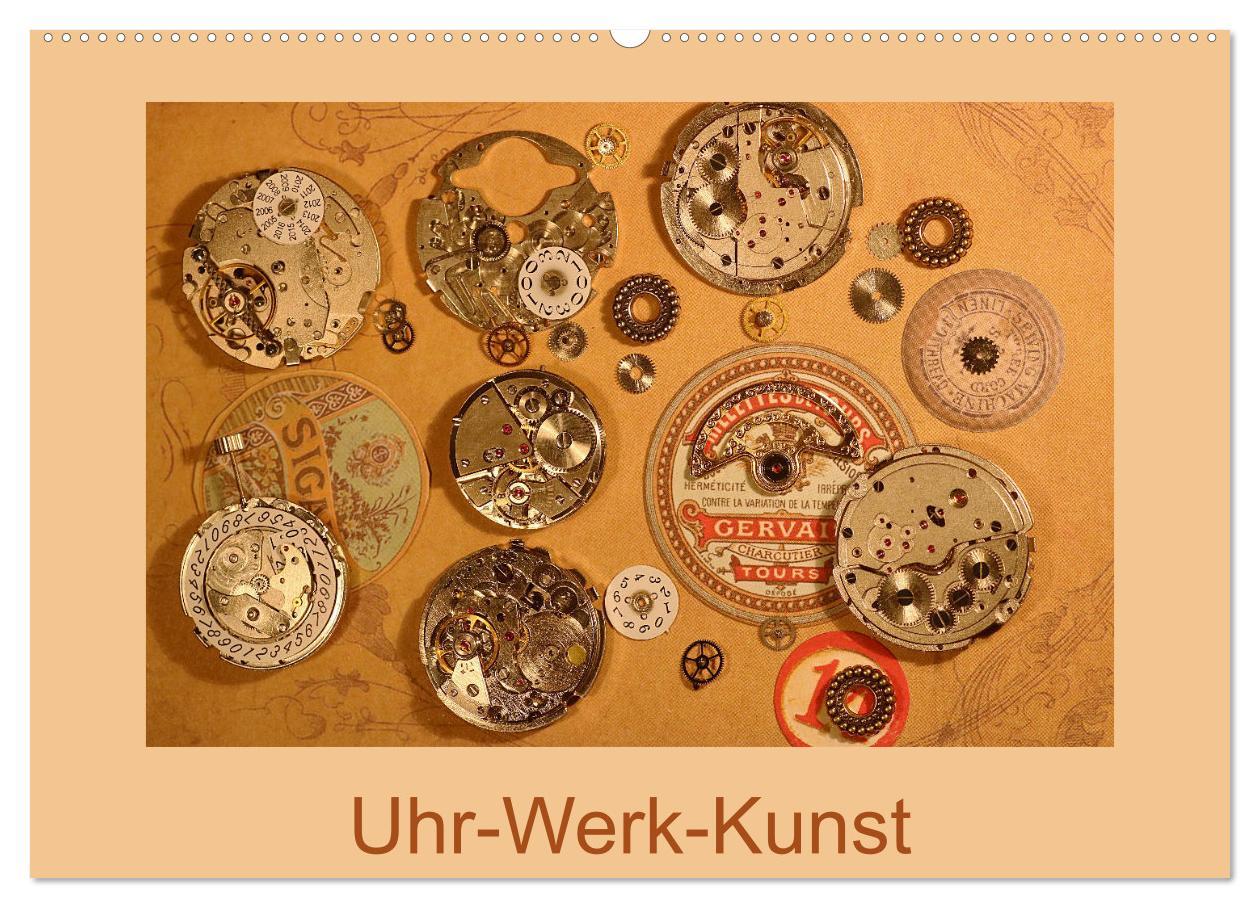 Cover: 9783435318278 | Uhr-Werk-Kunst (Wandkalender 2025 DIN A2 quer), CALVENDO...