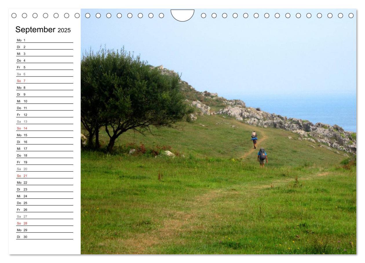 Bild: 9783435520961 | Camino del norte - Küstenweg (Wandkalender 2025 DIN A4 quer),...