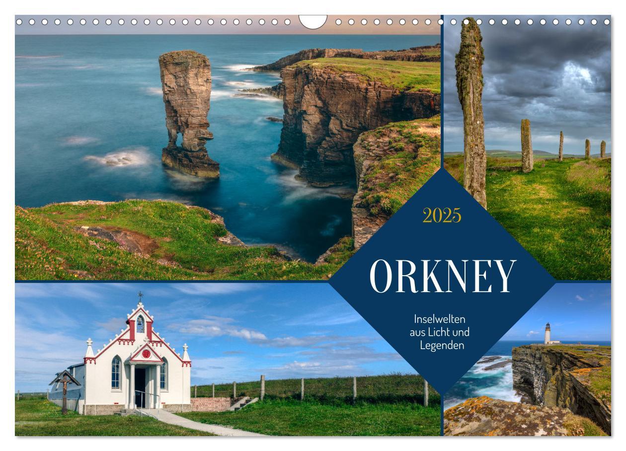 Cover: 9783383847783 | Orkney, Inselwelten aus Licht und Legenden. (Wandkalender 2025 DIN...