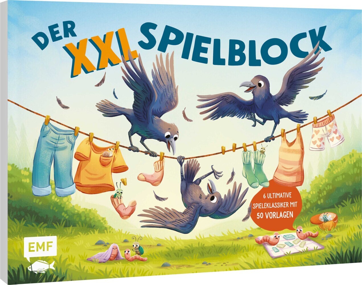 Cover: 4260478342460 | Der XXL-Spiel- und Spaßblock mit 50 Vorlagen - Rabentastisch! | Spiel