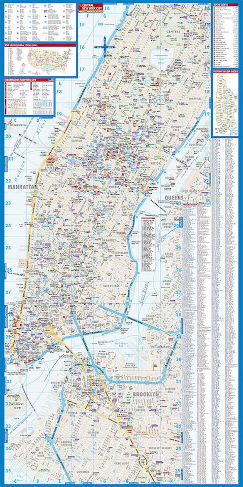 Bild: 9783866093034 | New York City 1 : 15 000. City Map | (Land-)Karte | Borch Maps | 2 S.