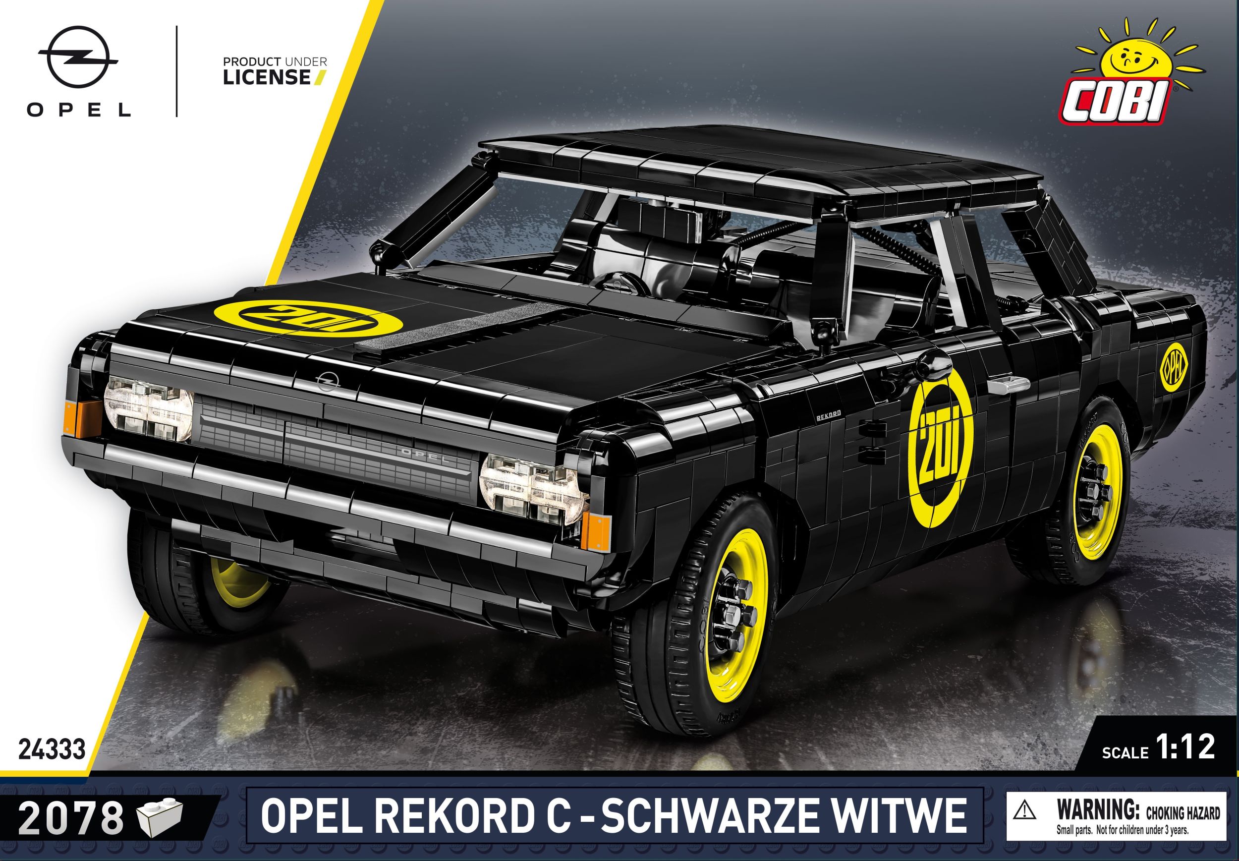 Cover: 5902251243333 | COBI 24333 - Opel Rekord C - Schwarze Witwe | 24333 | Englisch | 2021