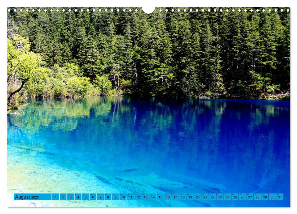 Bild: 9783435426751 | Die magischen Gewässer von Jiuzhaigou und Huanglong (Wandkalender...