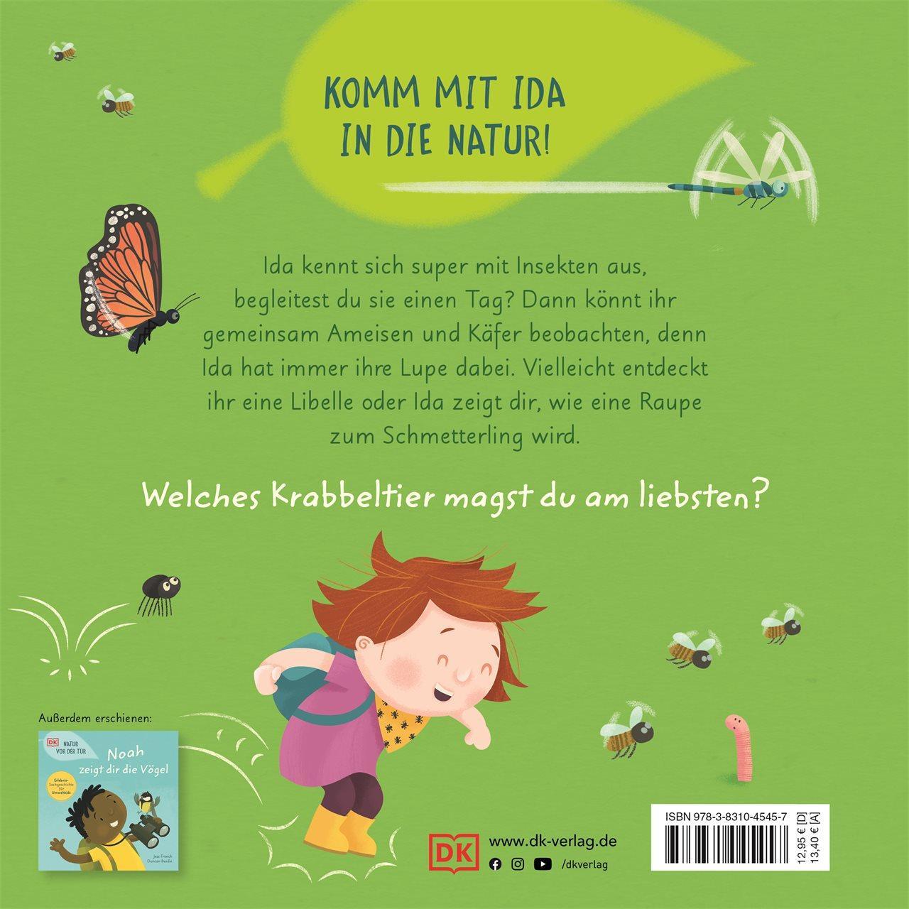 Rückseite: 9783831045457 | Natur vor der Tür. Ida zeigt dir die Krabbeltiere | Jess French | Buch