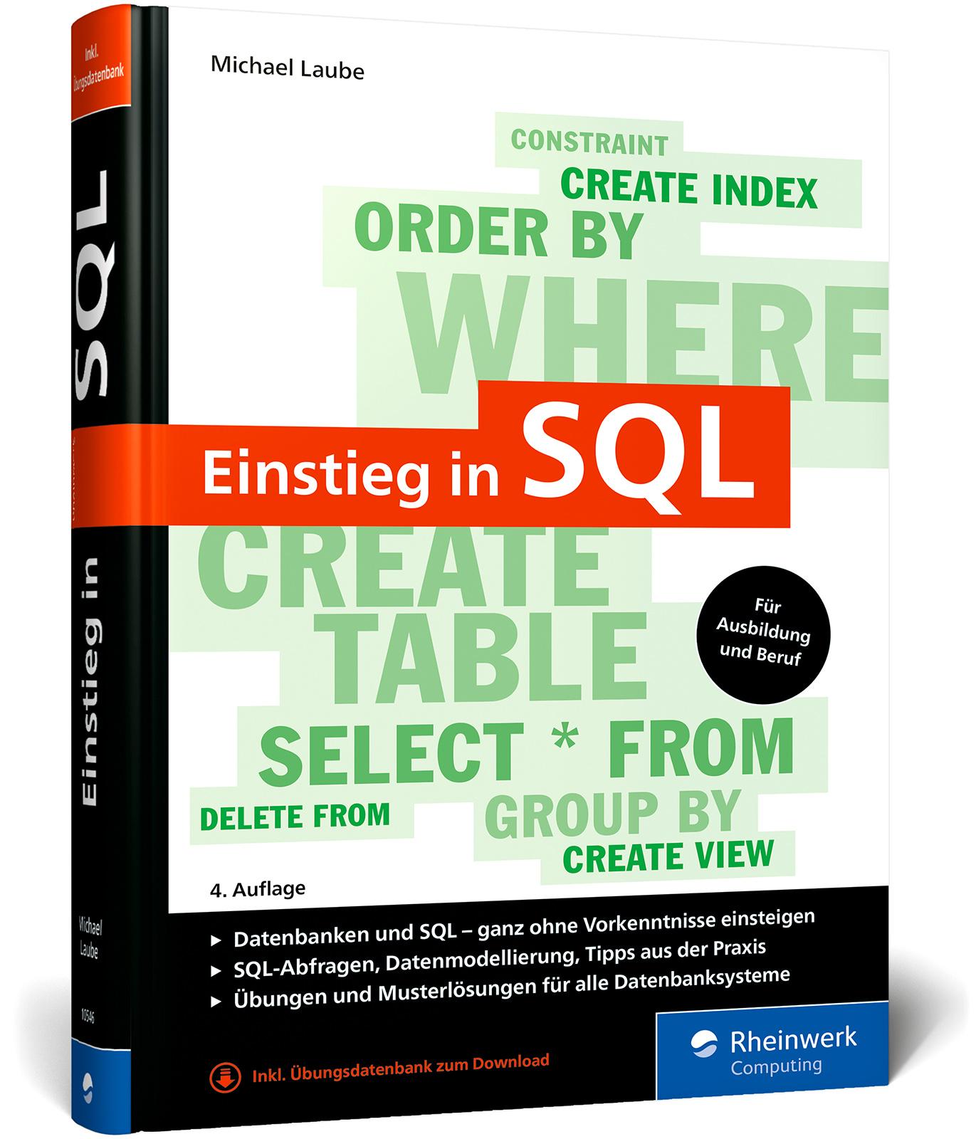 Cover: 9783367105465 | Einstieg in SQL | Michael Laube | Buch | Rheinwerk Computing | 646 S.